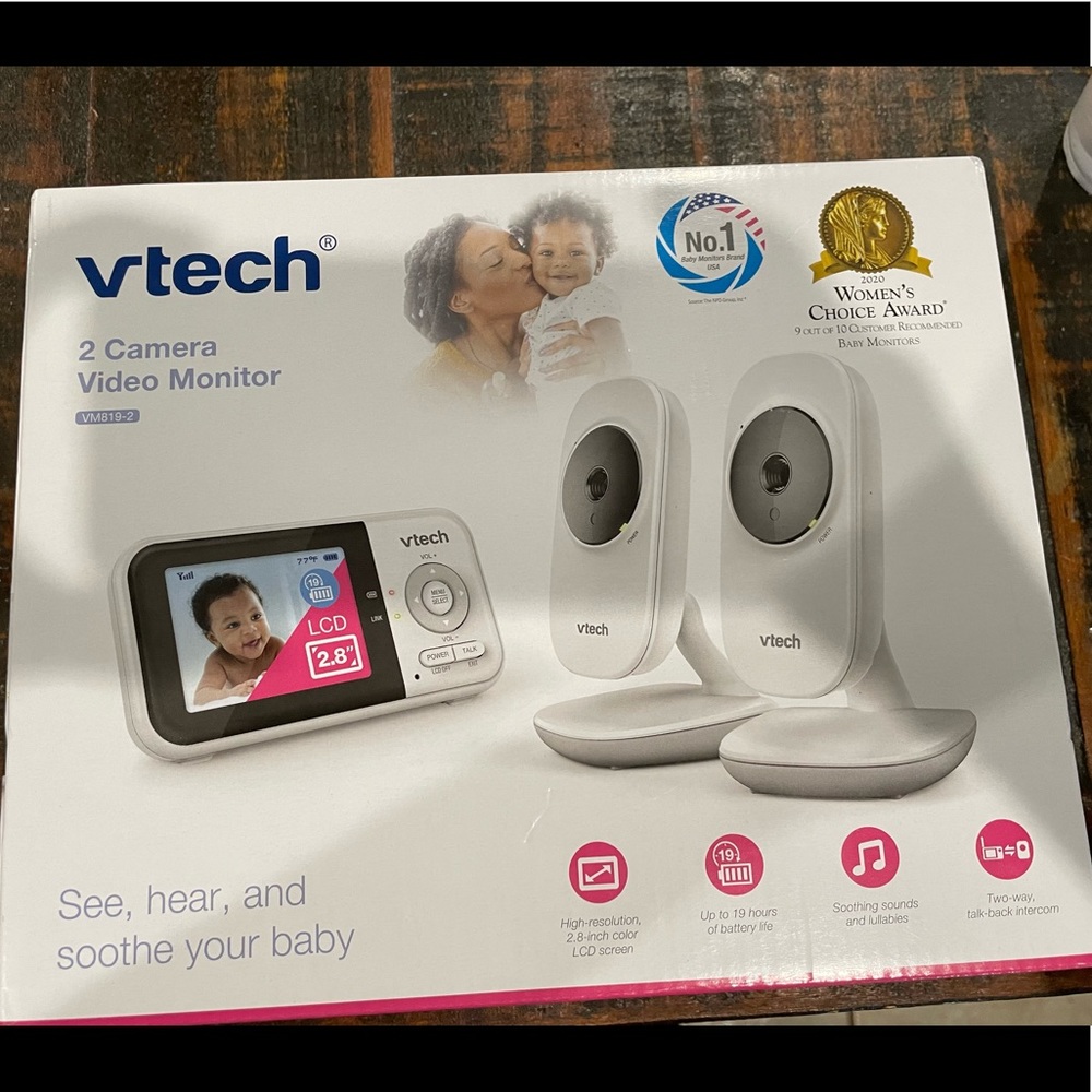 Vtech 2 camera baby monitor New in box